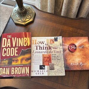 Book Set: The Secret & How to Think Like Leonardo Da Vinci